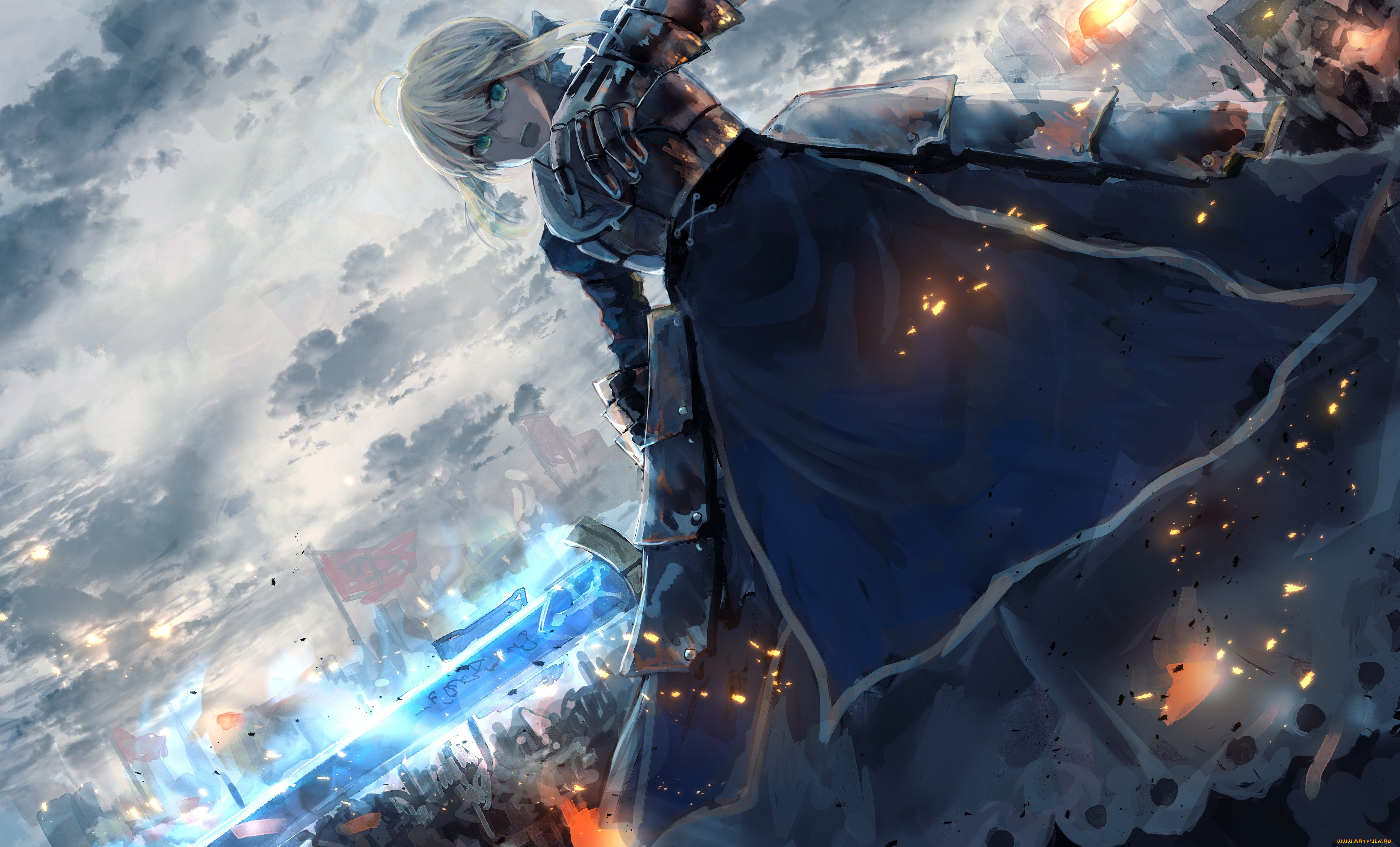 , fate, stay night, saber